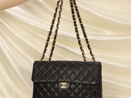 Chanel Caviar Jumbo Single Flap Online now