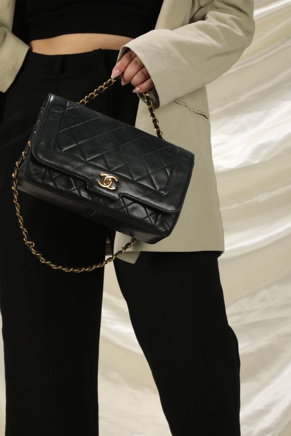 Chanel Lambskin Small Diana Flap on Sale