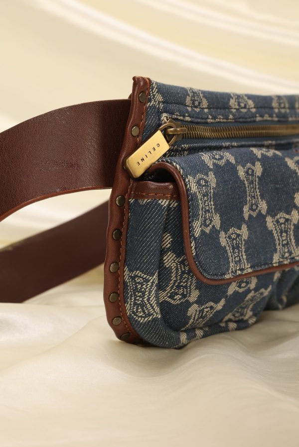 Celine Denim Belt Bag Fashion