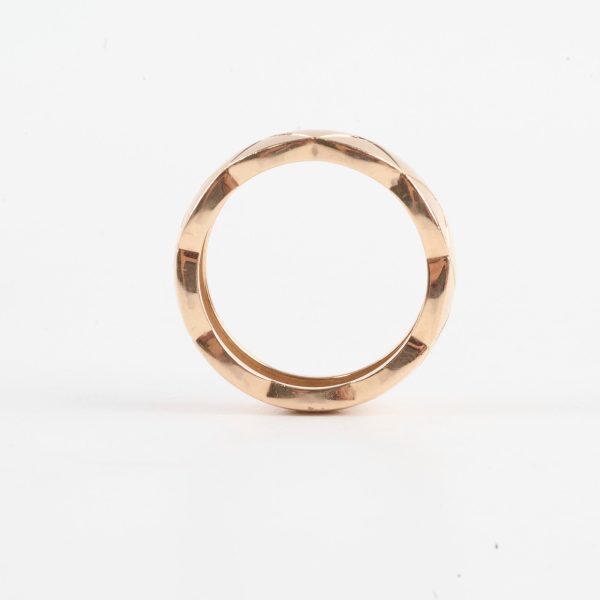 Chanel Coco Crush Small Beige Gold Size 54 Ring For Discount