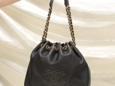 Chanel Chain Bucket Bag & Pouch Online now