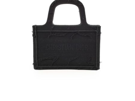 Christian Dior Mini Book Tote Black For Sale