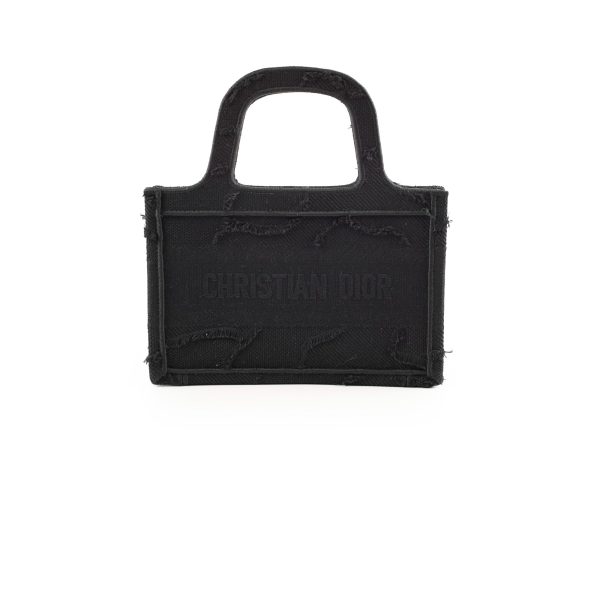 Christian Dior Mini Book Tote Black For Sale