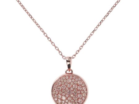 Bronzallure Necklace With Rose Morganite CZ - 76.20cm Online now