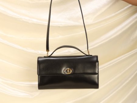 Vintage Dior Boxcalf Flap Bag For Discount