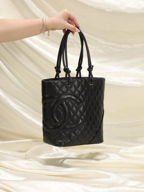 Chanel Lambskin Cambon Mini Tote Online now