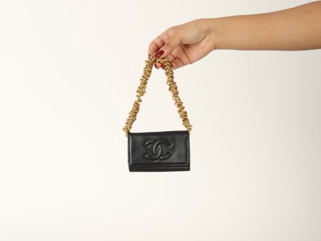 Chanel 1997 Caviar Key Case Online now