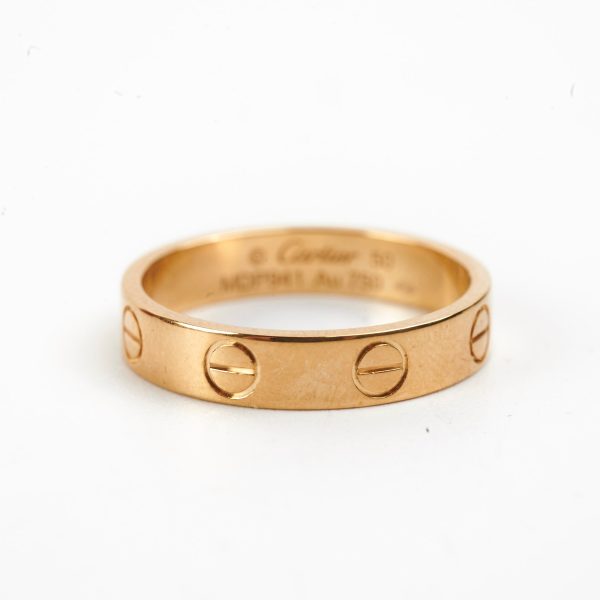 Cartier Small Love Ring Yellow Gold Size 50 Online now