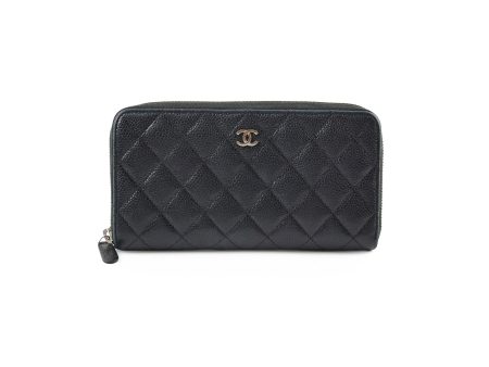 Chanel Caviar Long Wallet Black Online