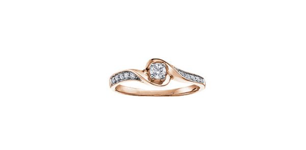 Engagement Ring 10 Karat Gold - Canadian Diamond Supply