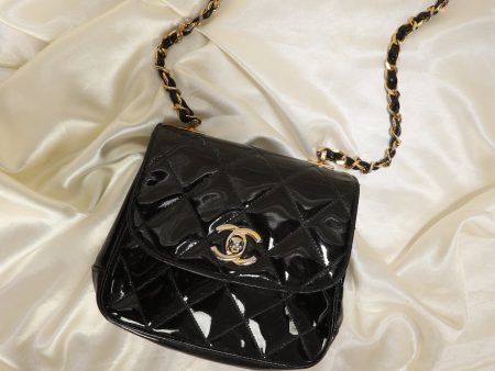 Chanel Patent Turnlock Mini Crossbody Fashion