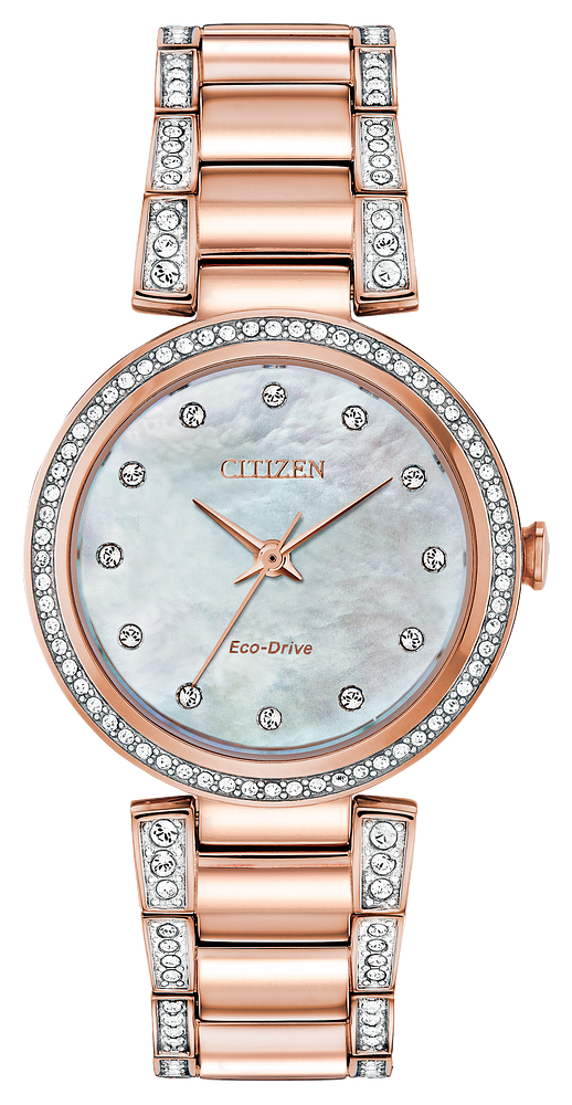 Citizen Eco-Drive Silhouette Crystal Watch Fashion