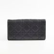 Christian Dior Lambskin Long Wallet On Chain WOC Black Discount