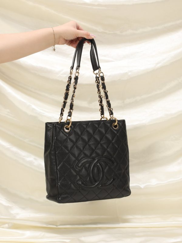 Chanel Timeless Caviar Small Bucket Tote For Sale