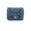 Chanel Mini Denim Square Blue 30 Series Online now