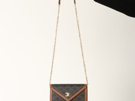 Celine 2021 Triomphe Wallet on Chain Online