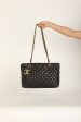 Chanel 1989 Lambskin Logo Charm Tote Hot on Sale