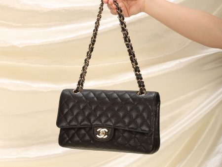 Chanel Caviar Medium Double Flap Discount