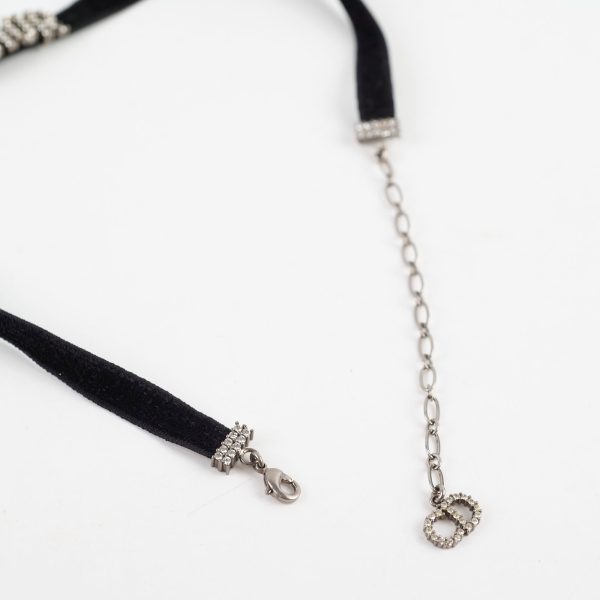 Christian Dior Crystal Choker Black Online Hot Sale