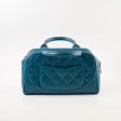 Chanel Bowling Bag Caviar Blue Cheap