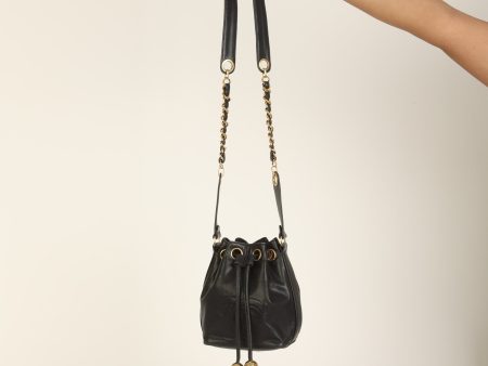 Chanel 1991 Lambskin Mini Bucket Bag Discount