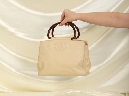 Chanel Caviar Acrylic Top Handle Tote Online now