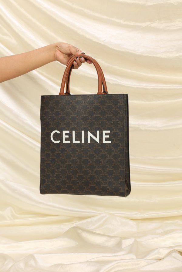 Celine Small Triomphe Cabas Tote For Discount