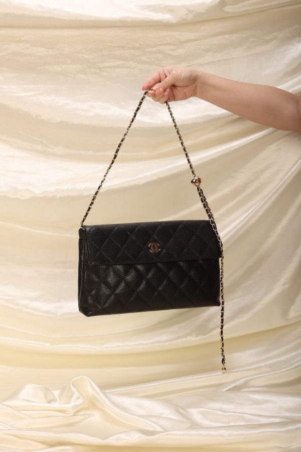 Chanel Caviar Clutch on Chain Online