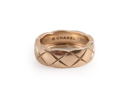 Chanel Coco Crush Small Beige Gold Size 54 Ring For Discount