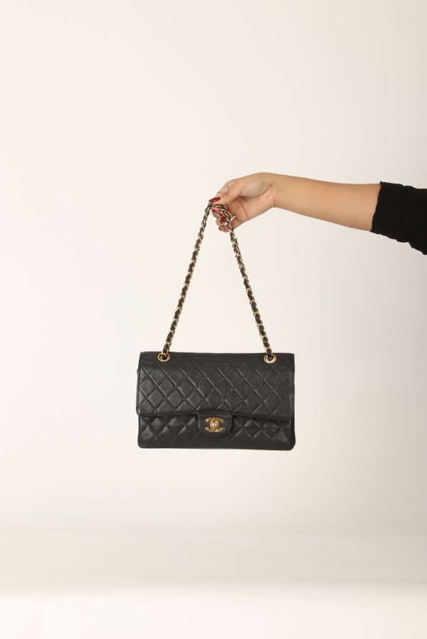 Chanel 1997 Caviar Medium Double Flap Discount