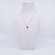 Van Cleef & Arpels VCA  Sweet Alhambra Pendant Carnelian Necklace Fashion