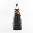 Christian Dior Lady Dior Large Lambskin Black Online now