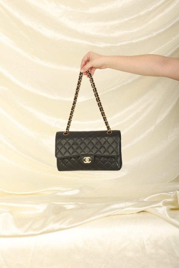 Chanel 2005 Caviar Medium Double Flap Online