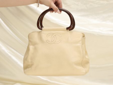 Chanel Caviar Acrylic Tote Hot on Sale