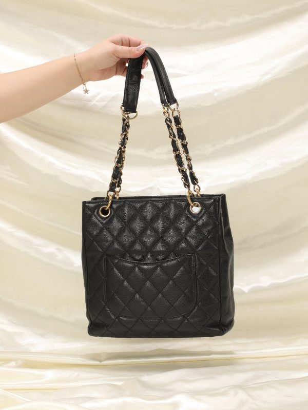 Chanel Timeless Caviar Small Bucket Tote For Sale