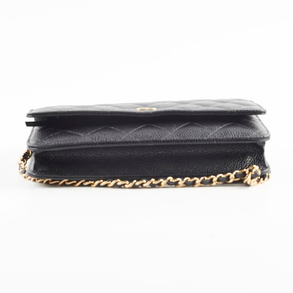 Chanel Wallet On Chain WOC Black Caviar - Series 25 Online Sale