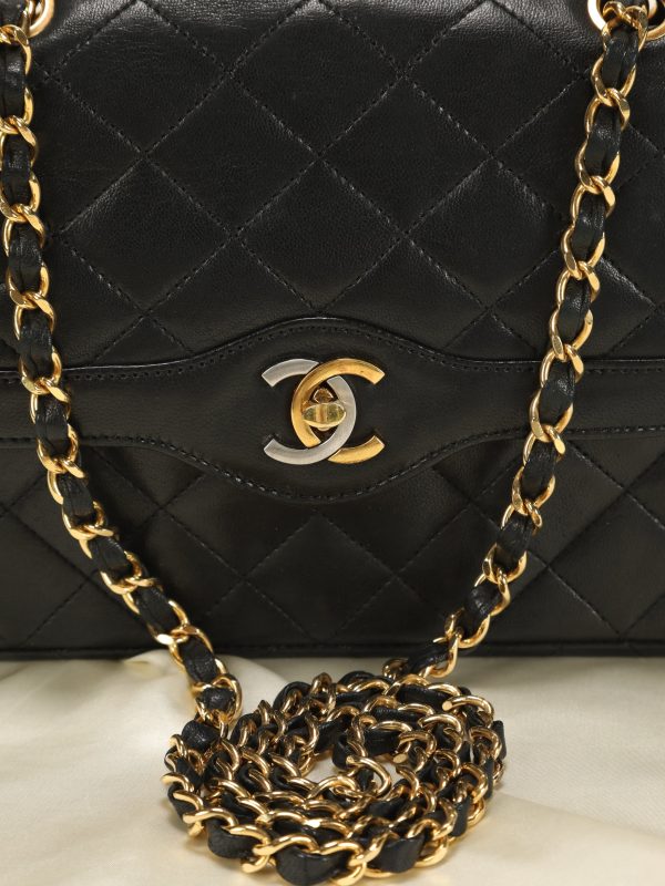 Chanel Two-Tone Double Flap Bag Sale