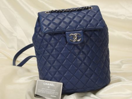 Chanel Cobalt Quilted Backpack Supply