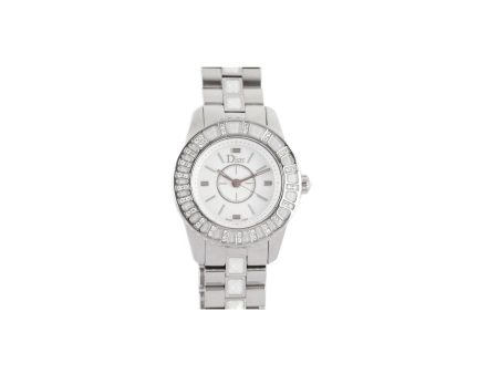 Christian Dior Crystal White Sapphire 28MM Watch CD112113M001 Supply