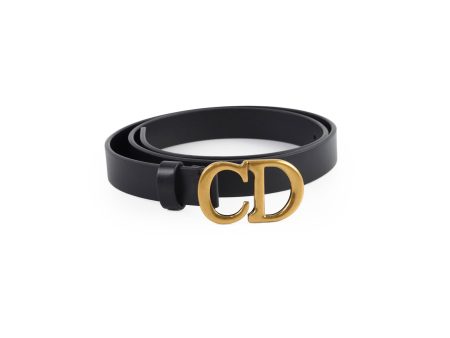 Christian Dior Women Belt Size 75 Black Discount