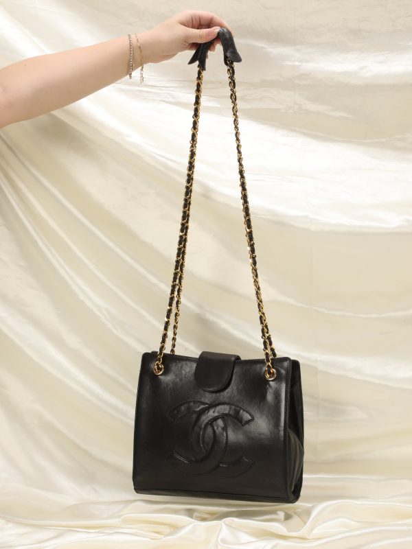 Chanel Timeless Lambskin Chain Tote Online now