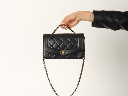 Chanel 1991 Small Lambskin Diana Online Sale