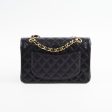 Chanel Small Caviar Double Classic Flap Black Microchipped Discount