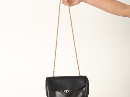 Celine Boxcalf Chain Shoulder Bag For Discount