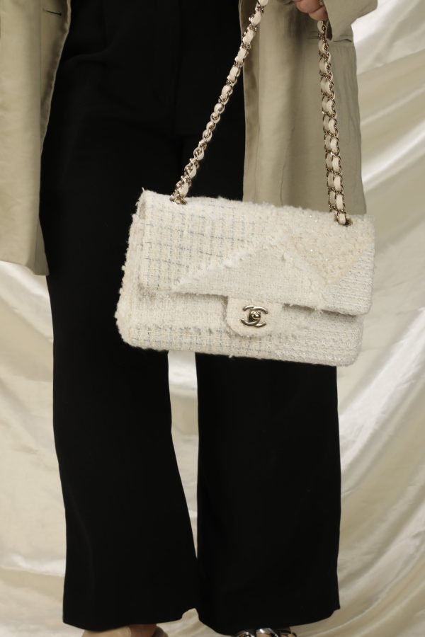 Chanel Tweed Flap Bag Discount