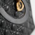 Christian Dior Lady Dior Large Lambskin Black Online now