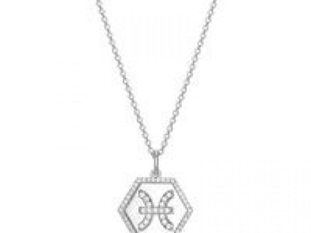 EIGN 925 Pisces Zodiac CZ Necklace For Cheap