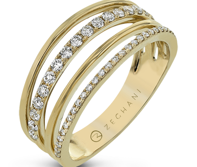 Ladies 14KT Yellow Gold Statement Ring (0.36TDW) Cheap