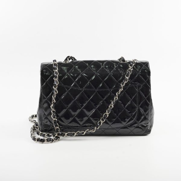 Chanel Jumbo Single Flap Patent Black - Series 11 Hot on Sale