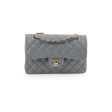 Chanel Classic Small Caviar Flap Grey 29 Series For Sale